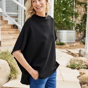 Frank & Eileen Audrey Funnel Neck Capelet